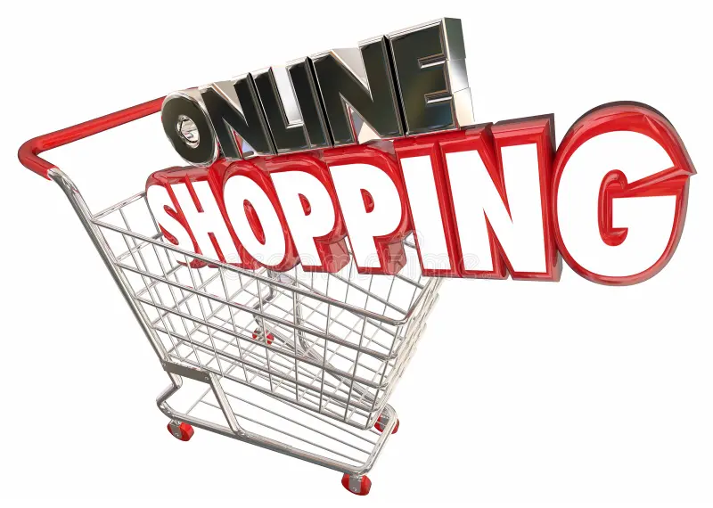 Online shopping cart representing a connected ecommerce experience